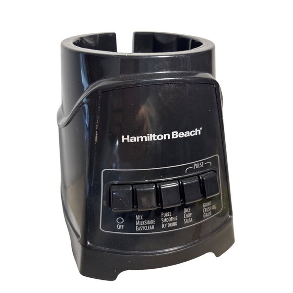 Hamilton Beach Blender BASE ONLY Model 58146 Type B66 Black - Picture 1 of 9